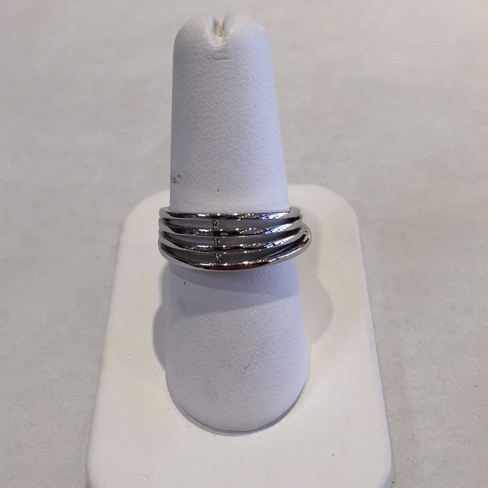 Sterling Silver Quad Circle Ring
